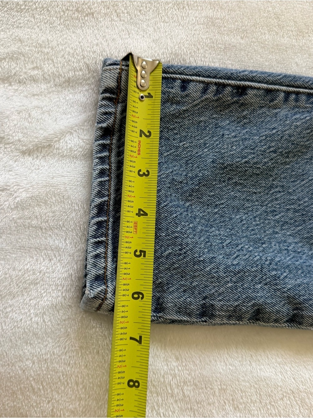 FRAME Le Nouveau Straight Jeans Women’s 27 Light Wash Cropped Denim - Picture 9 of 14